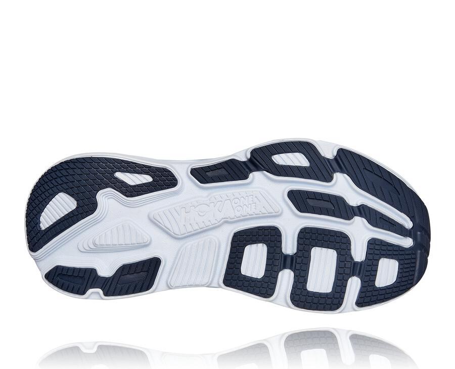 Hoka One One Womens Running Shoes - Bondi 7 - Blue - JRBZ91856